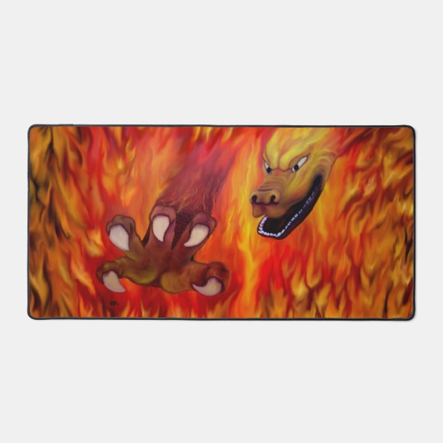 Alfrombrillas De Escritorio Red Dragon Claw (Anverso)
