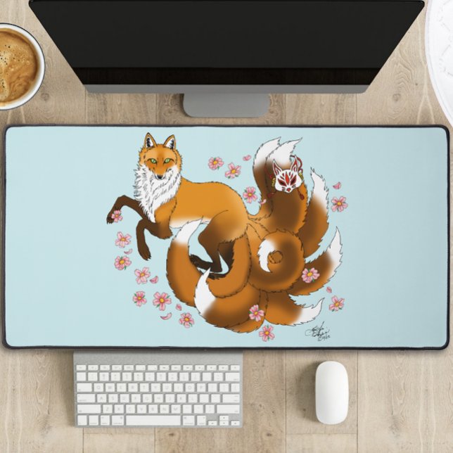 Alfrombrillas De Escritorio Red Fox Tails Kitsune Kasai (Subido por el creador)