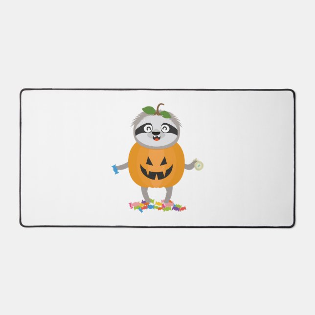 Alfrombrillas De Escritorio Regalo de disfraces de calabaza para Halloween (Anverso)
