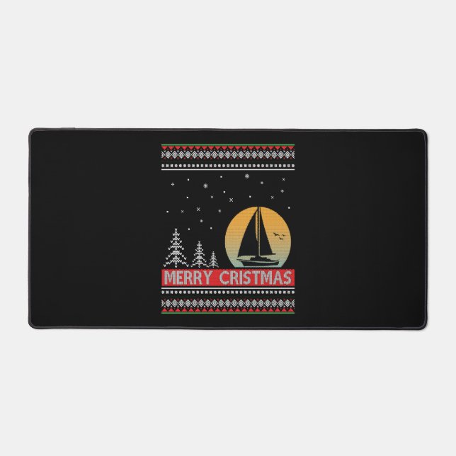 Alfrombrillas De Escritorio Regalo de vela para marineros Navidades feos (Anverso)