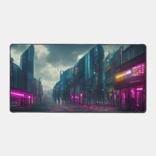 Alfrombrillas De Escritorio Regalo para jugadores de luces de neón en la calle
