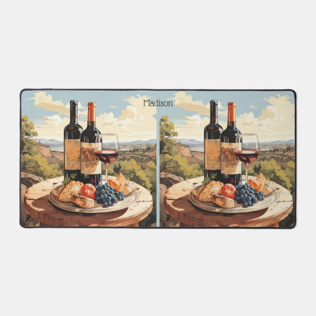 Alfrombrillas De Escritorio Regalo Personalizado Amante del Vino (Anverso)