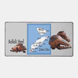 Alfrombrillas De Escritorio Relkili Steel Map and Cover Art