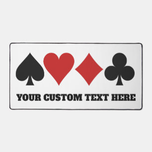 Alfrombrillas De Escritorio Reproductor de tarjeta de texto de personalizado