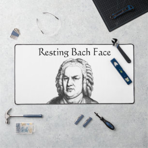 Alfrombrillas De Escritorio Resting Bach Face Classical Music Composer
