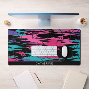 Alfrombrillas De Escritorio Resumen Artsy Colorful Shapes Personalizado