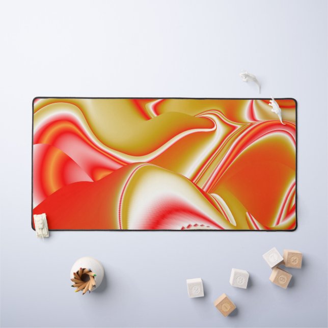 Alfrombrillas De Escritorio Resumen de amor y oro en 3D Rainbowart (Mesa para niños)