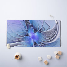 Resumen de arte fractal moderno Lavanda azul