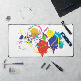Alfrombrillas De Escritorio Resumen moderno Splatter Art Colorful Diversión co