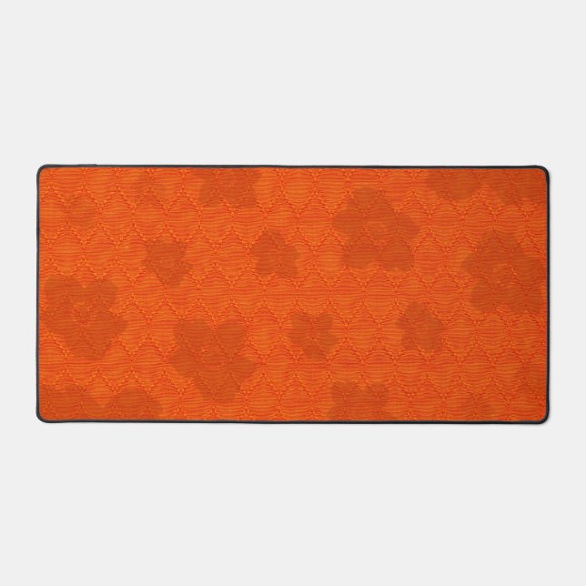 Alfrombrillas De Escritorio Resumen Naranja Fondo floral (Anverso)