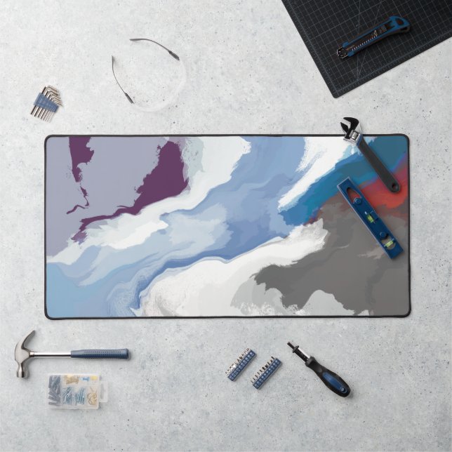 Alfrombrillas De Escritorio Resumen Pastel Paint Mountain Edition (Puesto de trabajo)