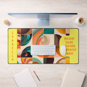 Alfrombrillas De Escritorio Resumen Retro Trendy Squares Collection