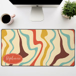 Alfrombrillas De Escritorio Retro 70 Resumen Marble Swirl Cream Naranja Brown<br><div class="desc">Sumérjase en una danza de colores con nuestro Abstract Retro Moderno Patrón de Ola de Mármol Líquido. Evocando la fluidez dinámica de las superficies de mármol y la encantadora estética del diseño retro-moderno, este patrón es una fiesta para los ojos. Una sinfonía de colores vibrantes gira y fluye en movimientos...</div>