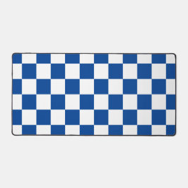 Alfrombrillas De Escritorio Retro azul y blanco controlado