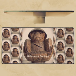 Alfrombrillas De Escritorio Retro Carved Coconut Monkey Bank Kitschy