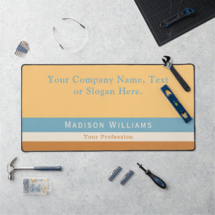Alfrombrillas De Escritorio Retro Groovy Custom Name Office o Personal