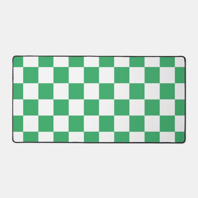Alfrombrillas De Escritorio Retro verde y blanco controlado (Anverso)