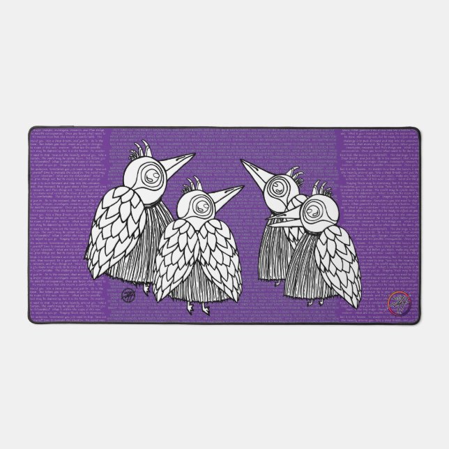 Alfrombrillas De Escritorio Reuniones de los pájaros (Anverso)