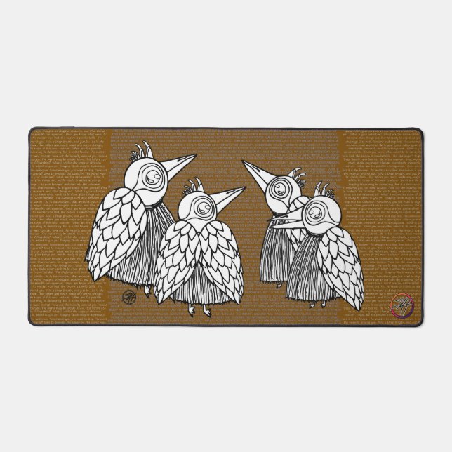 Alfrombrillas De Escritorio Reuniones de los pájaros (Anverso)