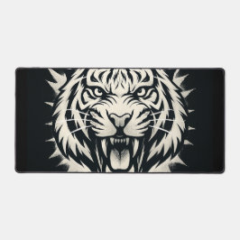 Alfrombrillas De Escritorio Roaring Tiger Head Illustration