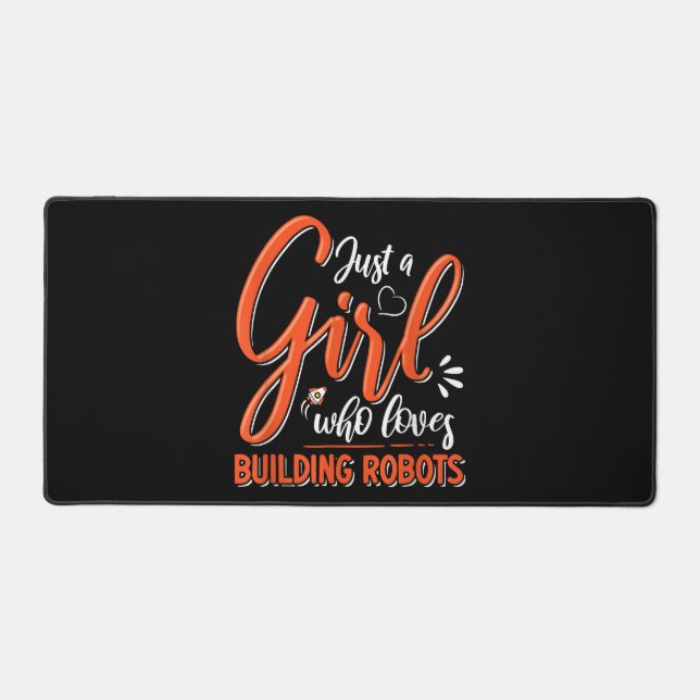 Alfrombrillas De Escritorio Robotics Engineer Robot Lover Chica Rob (Anverso)