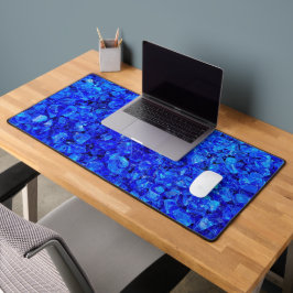 Alfrombrillas De Escritorio Rocas de vidrio azul