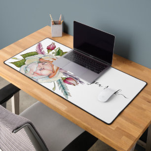 Alfrombrillas De Escritorio Rock Scroll Text con bello diseño Rosa