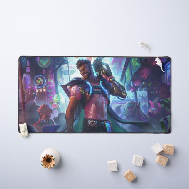 Alfrombrillas De Escritorio Rogue Sentinel Deskmat | Mat de la mesa de persona (Mesa para niños)