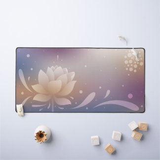 Alfrombrillas De Escritorio Rooted Elegance with Lotus Desk Mat