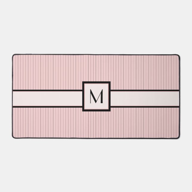 Alfrombrillas De Escritorio Rosa con pinzas negras (Anverso)