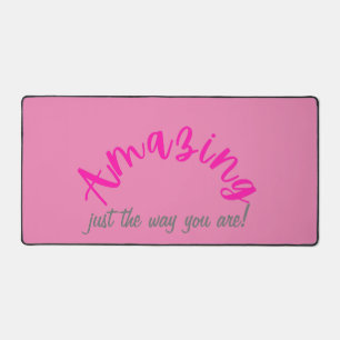 Alfrombrillas De Escritorio Rosa positivo asombroso como eres mujer