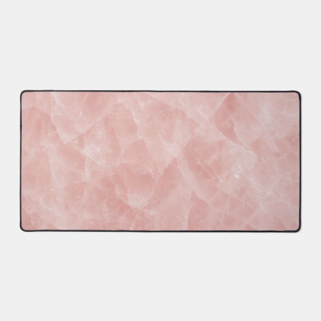 Alfrombrillas De Escritorio Rosa Quartz Crystal Desk Mat (Anverso)