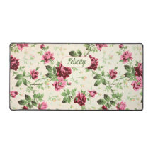 Rosas rosa rosa vintage nombre victoriano floral