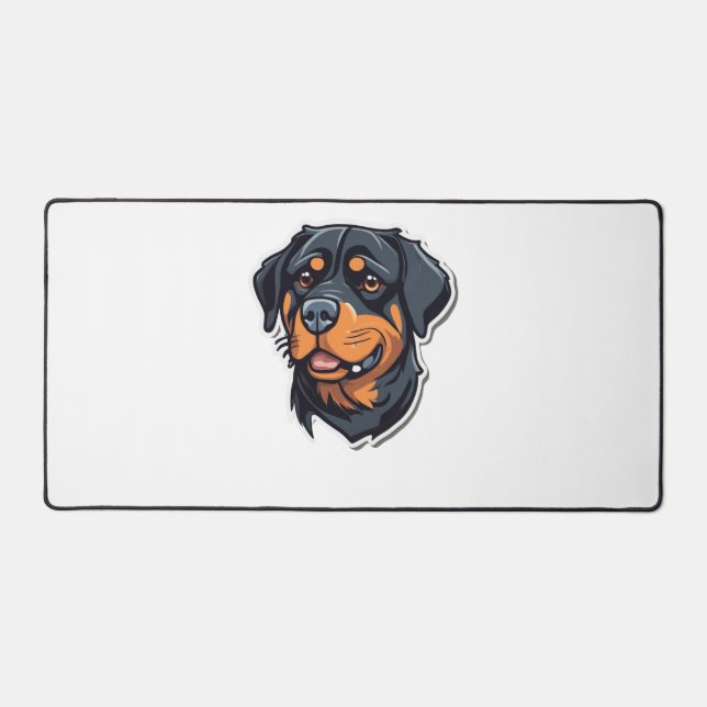 Alfrombrillas De Escritorio Rottweiler Royalty Patsitive Adorable Rottie Cha (Anverso)