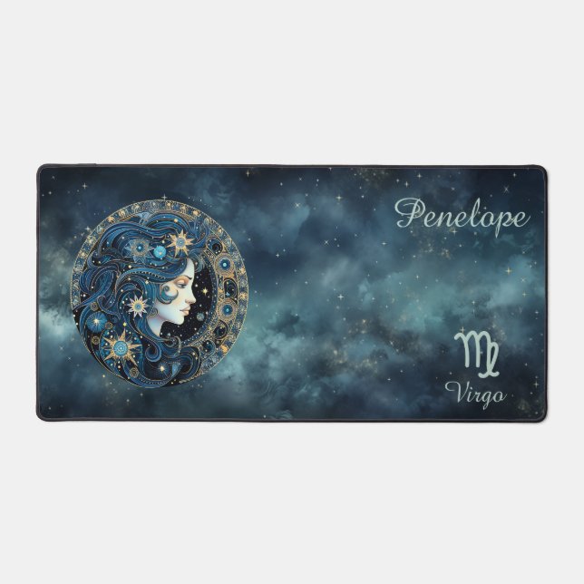 Alfrombrillas De Escritorio Rótulo de Nacimiento Zodiaco Virgo Astrolog (Anverso)