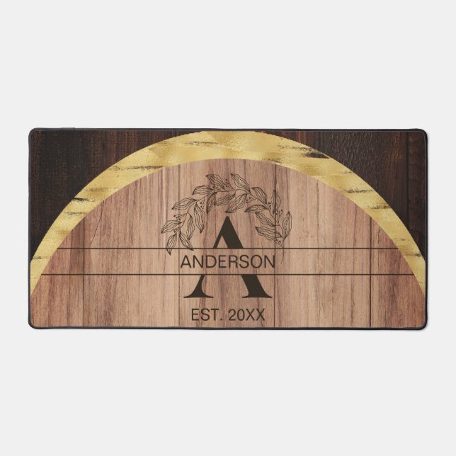 Alfrombrillas De Escritorio Rústico (Anverso)