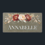 Alfrombrillas De Escritorio Rústico y crema floral verde<br><div class="desc">Esta bonita alfombra de escritorio cuenta con un fondo verde salado angustiado con un hermoso arco floral o capa de acuarela y peonías crema. Añade un nombre para hacerlo realmente personal. Hace un gran regalo. Creado por Simply Farmhouse Press. Gráficos de ArtifloraStudio.etsy.com</div>