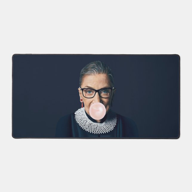 Alfrombrillas De Escritorio Ruth Bader Ginsburg luce chicle rosa (Anverso)