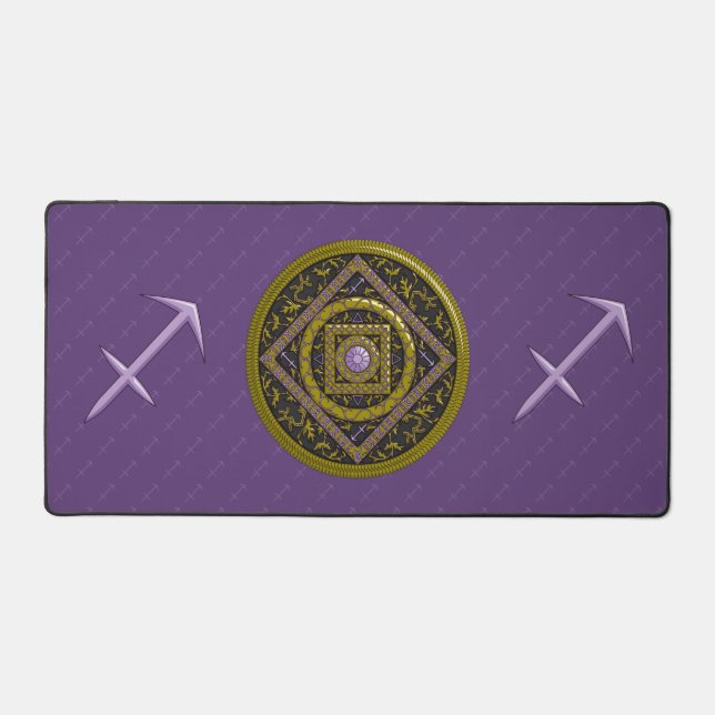 Alfrombrillas De Escritorio Sagittarius Mandala (Anverso)