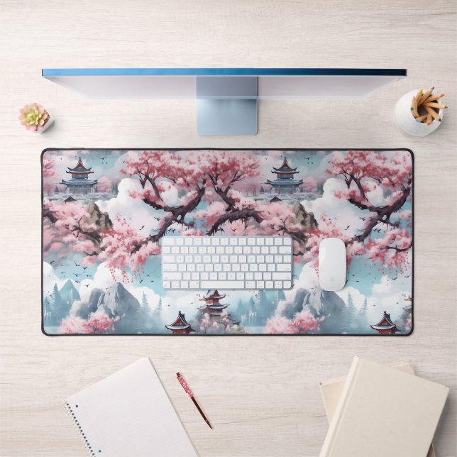 Alfrombrillas De Escritorio Sakura Serenity Temple Desk Mat (Oficina 1)