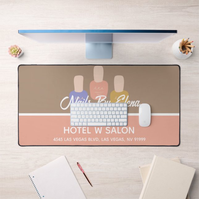 Alfrombrillas De Escritorio Salón Nail De Colorblock (Oficina 1)