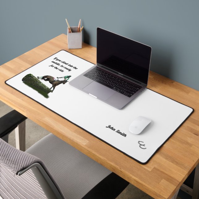 Alfrombrillas De Escritorio Saltando Jinete De Caballos En Mat De Escritorio V (Oficina 2)