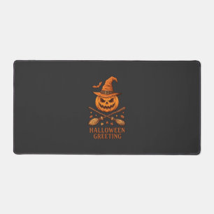 Alfrombrillas De Escritorio Saludo de Halloween Calabaza Sombrero de Bruja Esc