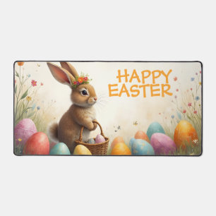 Alfrombrillas De Escritorio Saludos de primavera del conejo de Pascua
