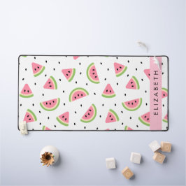 Alfrombrillas De Escritorio sandías rosas, semillas de sandía, tu nombre