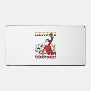 Alfrombrillas De Escritorio Santa Claus Navidad Voleibol Muñeco de nieve Reno