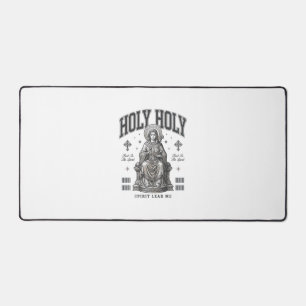Alfrombrillas De Escritorio Santo Santo Diseño de Camiseta Religiosa de Grabad
