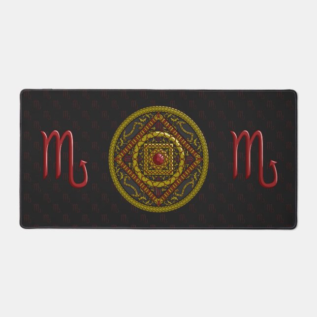 Alfrombrillas De Escritorio Scorpio Mandala (Anverso)