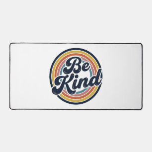 Alfrombrillas De Escritorio Sé Amable Diseño Retro de Camiseta Vintage de Arco