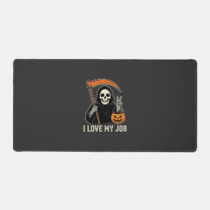 Alfrombrillas De Escritorio Segador Me encanta mi trabajo Diseño de Halloween